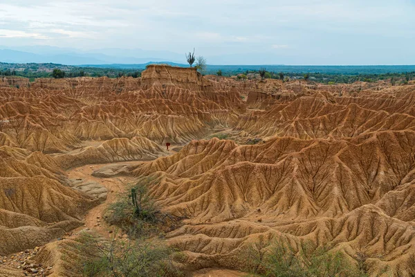Tatacoa Desert Considered One Main Environmental Tourist Attractions Department Huila — Stock Photo, Image