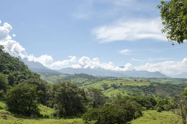Paisaje Natural Una Tarde Verano Tamesis Antioquia Colombia — Foto de Stock