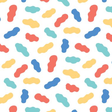 Soyut şablonun el çizimi vektör çizimi.