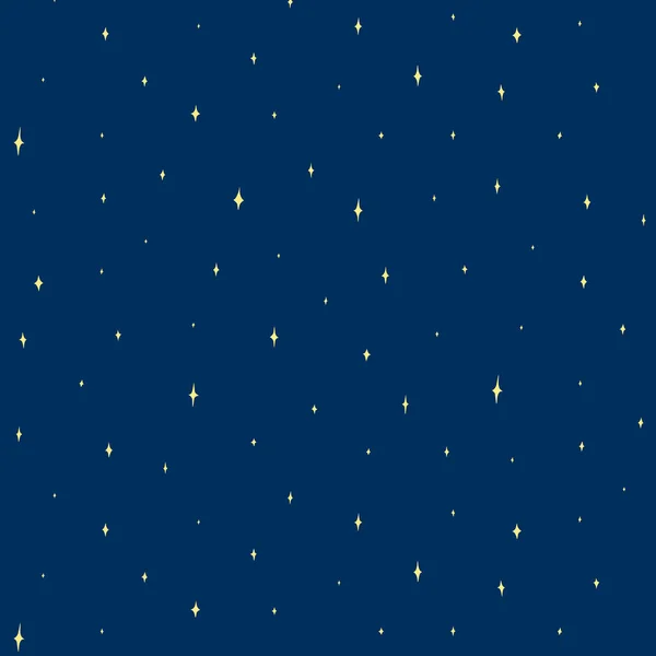 Ilustración Vectorial Dibujada Mano Del Patrón Estrella Chispa — Vector de stock