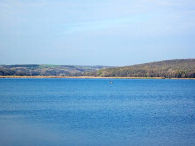 Ukrayna nehri Oskol 'daki manzara gibi..