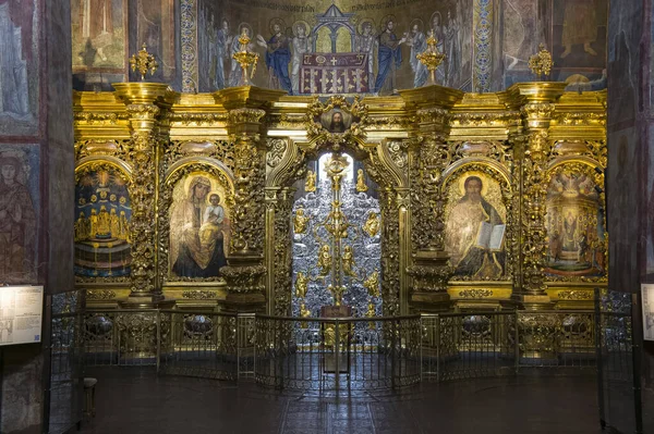 Kyiv Ukraine 2022年9月11日 キエフ正教会の内部 18世紀の祭壇画 — ストック写真
