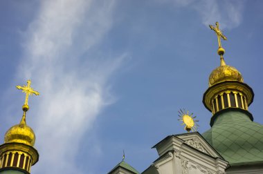 Ukrayna 'daki Aziz Sophia Katedrali' ne bakın. Ukrayna Ortodoks Kilisesi 'nin ana sembolü.