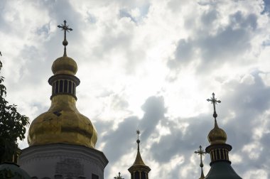 Ukrayna 'daki Aziz Sophia Katedrali' ne bakın. Ukrayna Ortodoks Kilisesi 'nin ana sembolü.