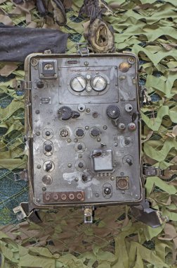 Rus askeri radyo istasyonu kapanıyor. Rus-Ukrayna Savaşı sırasında yakalandı. Kiev 'de sergileniyor. Telsiz izleme ve yakalama. Kiev, Ukrayna - 24 Eylül 2022