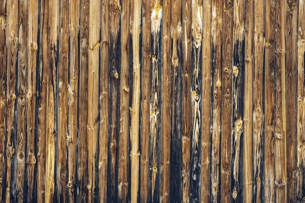 Dark brown wooden plank burned board texture background. Copyspace. Old boards with a depth of sharpness burnt in brown fall colors