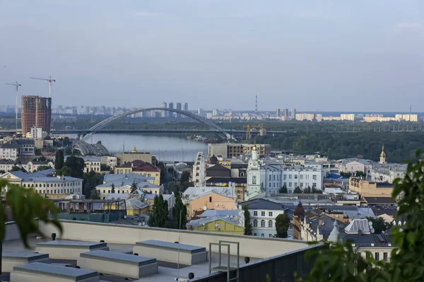 Київ Україна Вересня 2022 Стародавні Сучасні Розкішні Вуличні Будинки Міста — стокове фото