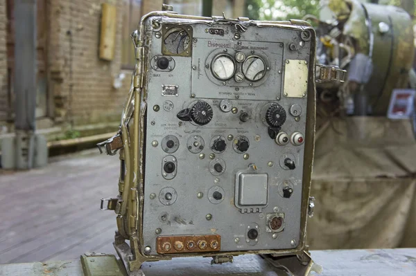 Estación Radio Militar Rusa Cerca Capturado Durante Guerra Ruso Ucraniana — Foto de Stock