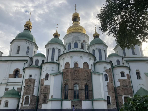 Uitzicht Kathedraal Van Saint Sophia Kiev Oekraïne Het Belangrijkste Symbool — Stockfoto