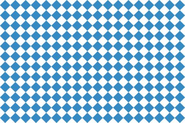 Kusursuz Bavyera rombik deseni.