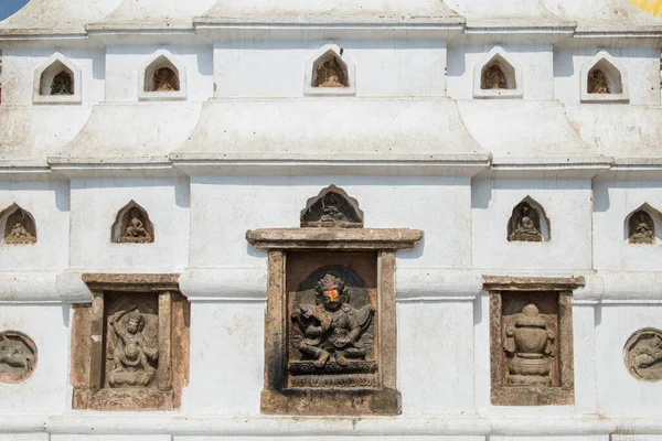 Kathmandu Nepal Abril 2019 Templo Swayambhunath Budista Templo Macaco Património — Fotografia de Stock