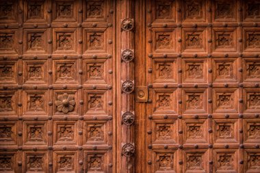 Marakeş, Fas - 28 Şubat 2018: Eski Ana Giriş Kapısı.