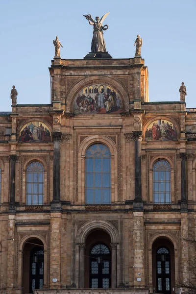Μόναχο Γερμανία Δεκεμβρίου 2021 Maximilianeum Ένα Ανακτορικό Κτίριο Στο Μόναχο — Φωτογραφία Αρχείου