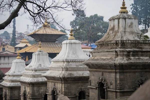 Katmandú Nepal Abril 2022 Templo Pashupatinath Templo Hindú Ubicado Río —  Fotos de Stock