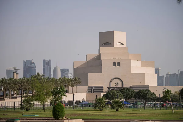 Doha Qatar Maart 2022 Zicht Het Museum Van Islamitische Kunst — Stockfoto