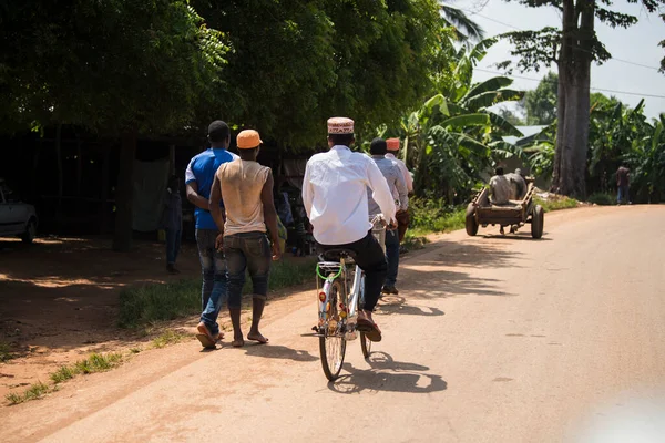 Zanzibar City Tanzânia Janeiro 2022 Vista Rua Vida Diária Habitual — Fotografia de Stock