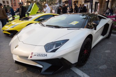 Doha, Katar-Şubat 01.2020: Katar takımı tarafından yapay Pearl Adası 'nda 