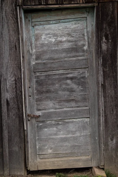 Velhas Portas Rústicas Madeira Parede Casa Rural — Fotografia de Stock