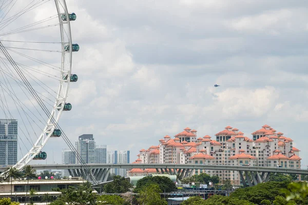 Singapur, Singapur-Eylül 08.2019: Singapur 'un modern mimarisine bakın.