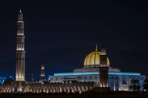 Mascate Omán Marzo 2019 Vista Sobre Gran Mezquita Sultán Qaboos —  Fotos de Stock