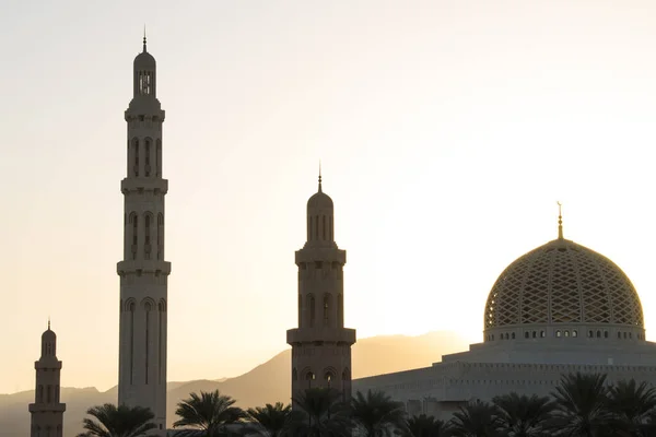 Mascate Omán Marzo 2019 Vista Sobre Gran Mezquita Sultán Qaboos —  Fotos de Stock