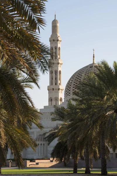 Mascate Omán Marzo 2019 Vista Sobre Gran Mezquita Sultán Qaboos —  Fotos de Stock