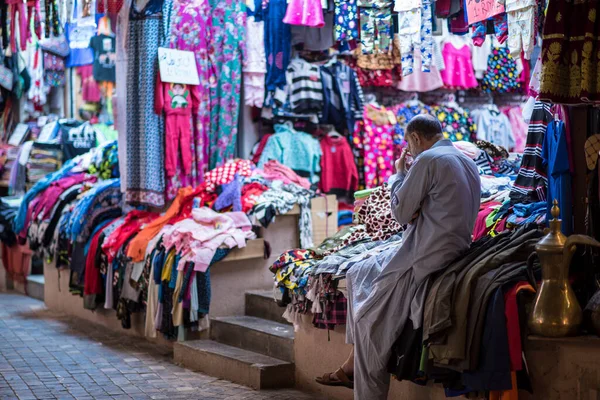 Muscat Umman Mart 2019 Eski Mutrah Kasabasının Pazarındaki Tüccarlar — Stok fotoğraf