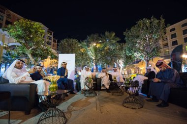 Doha, Katar-Şubat 01.2020: Katar takımı tarafından yapay Pearl Adası 'nda 