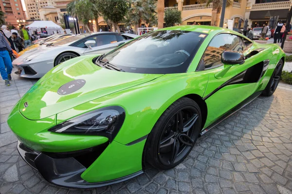 Doha Qatar February 2020 Exhibition Luxury Supercars Organized Qatari Team — Stock Photo, Image