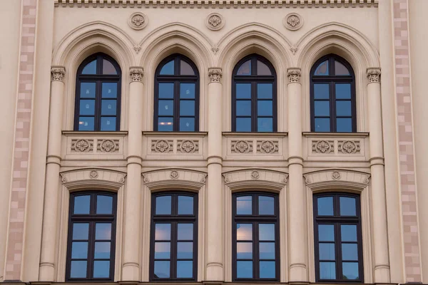 Munich Germany December 2021 Street View Facade Building Munich Downtown — стоковое фото