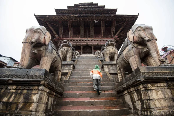 Катманду Непал Квітня 2022 Площа Патан Дурбар Розташована Центрі Міста — стокове фото