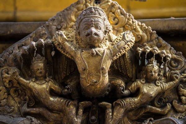 Kathmandu Nepal April 2022 Buddhist Swayambhunath Temple Monkey Temple Unesco — Fotografia de Stock