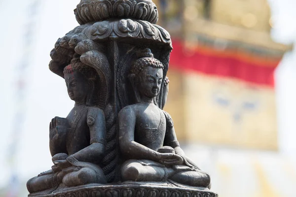 Kathmandu Nepál 2022 Április Buddhista Swayambhunath Templom Majomtemplom Unesco Világörökség — Stock Fotó