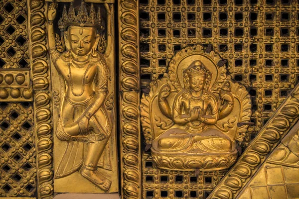 Κατμαντού Νεπάλ Απριλίου 2022 Βουδιστικός Ναός Swayambhunath Ναός Πιθήκου Μνημείο — Φωτογραφία Αρχείου