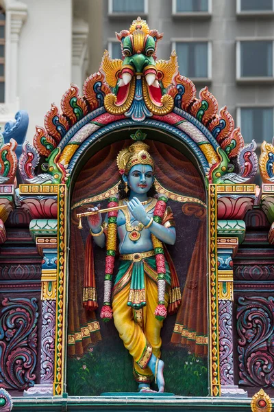 Singapore City Singapore September 2019 Sri Krishnan Temple Hindu Temple — Fotografia de Stock