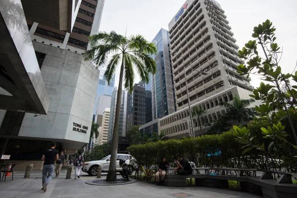 Singapura Singapura Setembro 2019 Vista Panorâmica Baixo Ângulo Com Vista — Fotografia de Stock