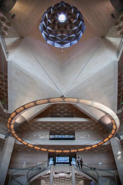 Doha, Katar, 7 Şubat 2020: Doha, Katar 'da İslam Sanatları Müzesi.