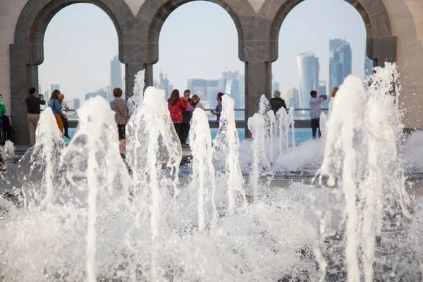 Doha, Katar, 7 Şubat 2020: Doha, Katar 'da İslam Sanatları Müzesi.