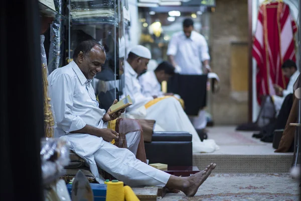 Doha Qatar February 2020 Night Views Shops Market Vendors Market — стокове фото