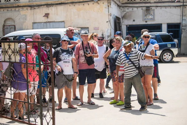 Zanzibar City Zanzibar January 2019 Tourists Tour Stone Town Zanzibar — Photo