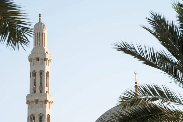 Muscat Oman April 2022 View Sultan Qaboos Grand Mosque Architecture —  Fotos de Stock