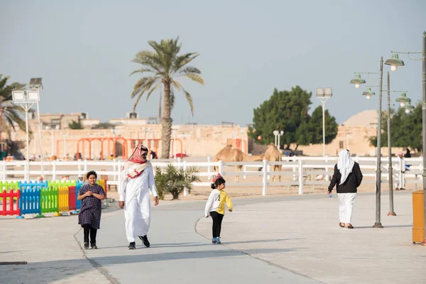 Doha Qatar February 2020 New Souk Wakrah Waterfront Promenade His — Stockfoto