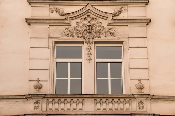 Munich Germany May 2022 Old Decorative Wooden Window — Stock Photo, Image