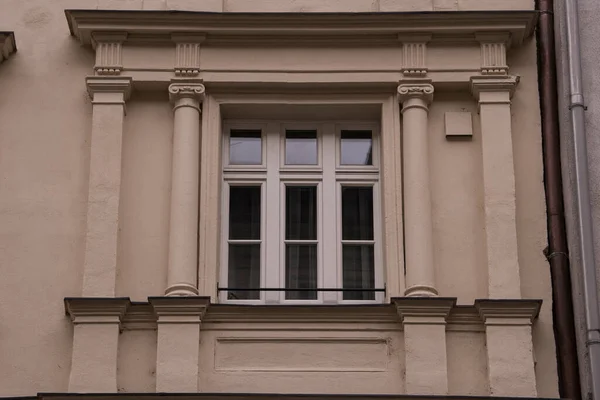 Munich Germany May 2022 Old Decorative Wooden Window — Fotografia de Stock