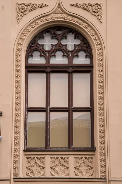 Munich Germany May 2022 Old Decorative Wooden Window — Fotografia de Stock