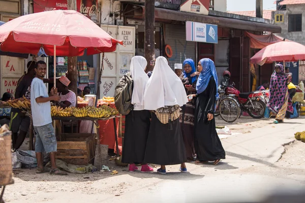 Zanzibar City Tanzania May 2022 Street View Usual Daily Life — Foto Stock