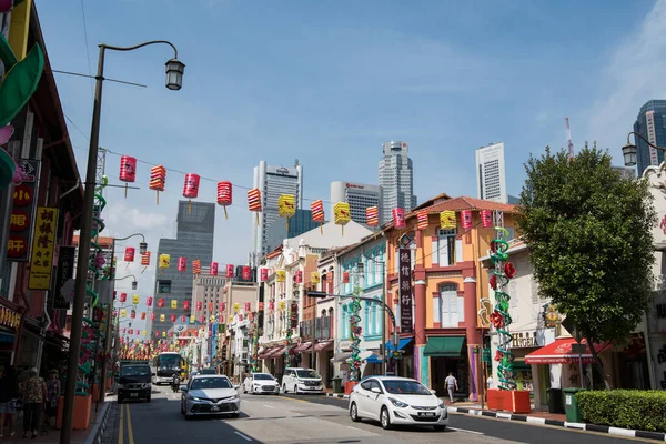 Singapore City Cingapura Setembro 2019 Chinatown Cingapura Famosa Por Seus — Fotografia de Stock