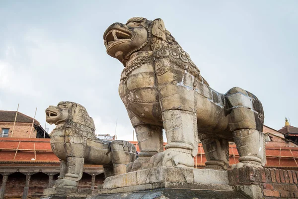 Катманду Непал Мая 2022 Года Площадь Бхактапур Дурбар Королевский Дворец — стоковое фото