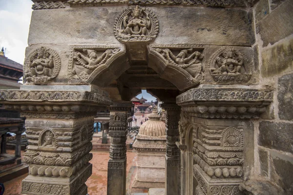 Katmandú Nepal Mayo 2022 Bhaktapur Durbar Square Palacio Real Del —  Fotos de Stock