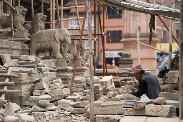 Katmandu Nepal Nisan 2022 Patan Durbar Meydanı Nda Meydana Gelen — Stok fotoğraf